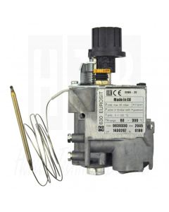 Gasthermostaat type serie 630 Eurosit t.max. 300°C 60-300°C gasingang 3/8" gasuitgang 3/8"  BERTOS 35274500 TECNOINOX 01171