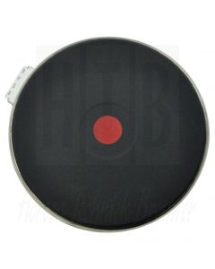 EGO Kookplaat 2000 Watt, 230 Volt Ø180mm met 4mm RVS rand, 13.18463.040