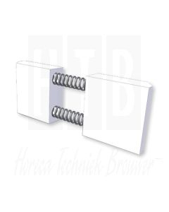 Mussana Schraperset 20 mm met V2A veren, 20150000 