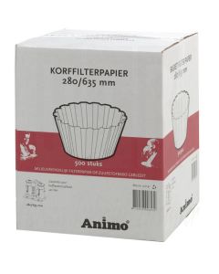 ANIMO FILTERPAPIER CUP 280/635 voor Animo koffieinstallaties 40 liter. 01131