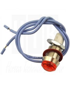 Signaallamp Ø12mm oranje 400V kabel=190mm schroef, 37.895 