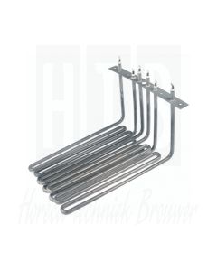 Verwarmingselement 6000W 230/400V VC 3 L 280mm B 205mm H 175mm H1 150mm H2 25mm, 418104