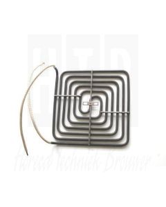 EGO verwarmingselement 2000 Watt / 230 Volt Lengte=205mm B=205mm. Haakse aansluiting, 24.33115.010