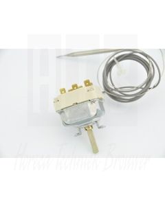 EGO Thermostaat 64°-200°C 3-polig voeler 75/Ø6mm. capillair 1470mm. 55.34034.020