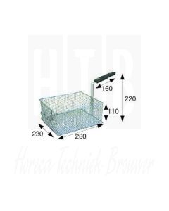 FRITUURMAND 260X230X110mm ZANUSSI 58518