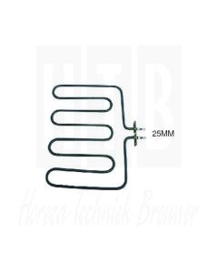 Verwarmingselement 2000 Watt, 230 Volt 50HZ, L 230mm L1 35mm L2 195mm B1 135mm B2 33mm rechthoekige flens, 6001067