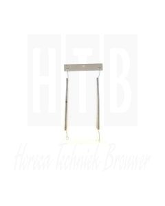 Kwartsbuis 1000W 230V voor kwartsbuis L1 245mm L2 180mm B 120mm ø 6,5mm aansluiting oog, ARISTARCO 603