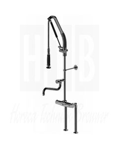 ECHTERMANN TOPCLEAN 2-gats bladmodel met thermostaatkraan en tussenkraan op stijgpijp, 6446 