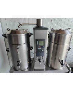 Gebruikte BRAVILOR BONAMAT 2 x 20 Liter koffiemachine met heet water, 2 RVS containers, 400 Volt 50HZ, 8.635.204.500-USED