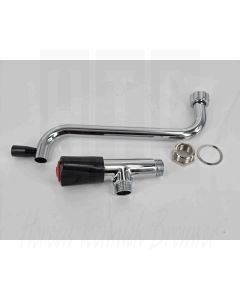 ANIMO KRAAN WKI 10 LITER, Lengte =200mm CPL CHROME, 9099488