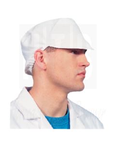 Whites bakkers cap met haarnet