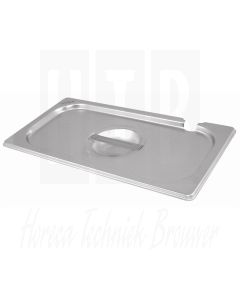 Vogue RVS deksel GN 1/9 met lepeluitsparing
