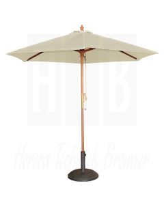 Bolero parasol ecru rond 2,5 mtr.