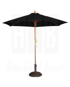 Bolero parasol zwartØ 2,5 mtr.