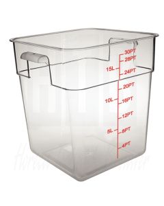 Voedseldoos vierkant 15ltr