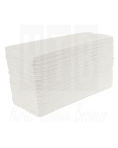 Jantex wit C-gevouwen handdoeken, 2-laags (Box 15)