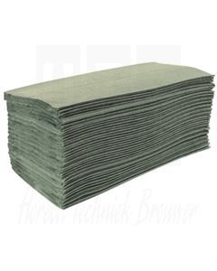 Jantex groen Z-gevouwen handdoeken, 1-laags (Box 15)