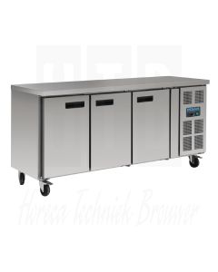 Polar gekoelde rvs werkbank 3-deurs