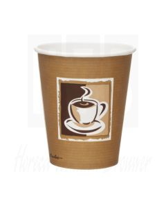 Hot cup enkelwandig koffie patroon 24cl (Box 1000)