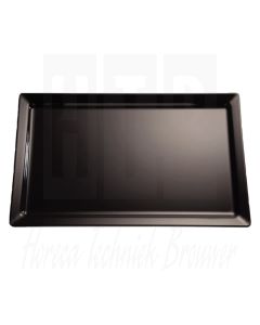 Pure melamine schaal zwart GN 1/4