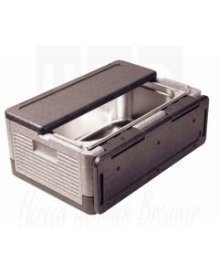 Thermo Future Box zwart opklapbaar GN 1/1, 38ltr