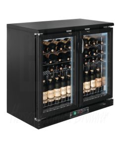 Polar G-serie horizontale wijnkoeling met klapdeuren, 254 Liter, 230 Volt 50HZ, GH131