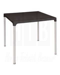 Bolero vierkante tafel 75cm - zwart