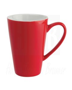 Olympia latte beker rood 45cl