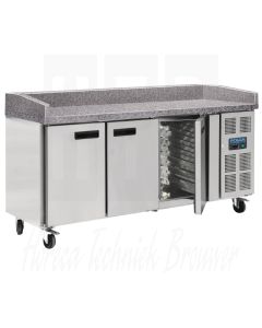 Polar 3 deurs gekoelde werkbank, 634 Liter, 230 Volt 50HZ, GL182 