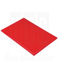 Hygiplas Snijplank 60x45x2,5 cm rood