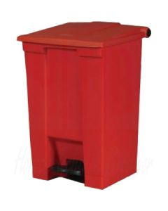 Rubbermaid afvalcontainer rood 68Ltr