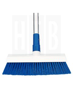 Harde hygiënische bezem, rood