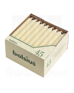Bolsius kaarsen wit (Box 45)
