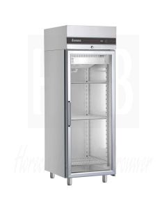 Inomak RVS koelkast 2/1 GN met Glasdeur, 720 x 905 x 2100-2160 mm, CAP172/GL