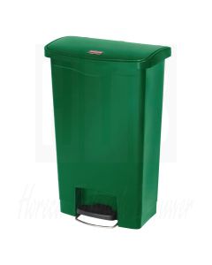 Rubbermaid Slim Jim Front Step pedaalemmer 50ltr groen