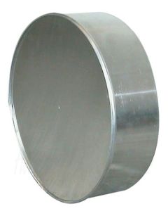 Aluminium einddop 150mm, 7216.0704