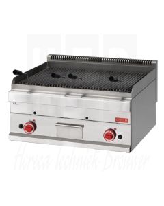 Gastro-M 650-serie gas lavasteen grill 65/70 GRL