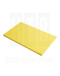 Gastro-M GN1/2 HDPE snijplank glad geel
