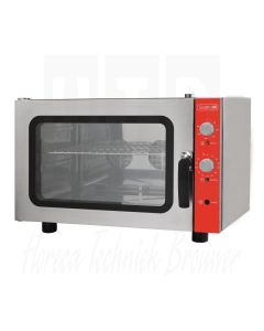 Gastro-M heteluchtoven 4x 60x40cm met bevochtiger 400 Volt 50HZ, GR204