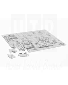 Kleuren puzzel Chef 28 Stuks