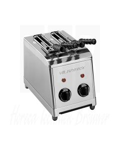 Milan Toast Tosti apparaat RVS model INOX2, 7000, 230 Volt 50HZ, 420002