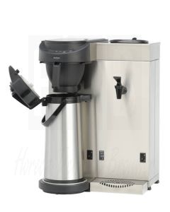 Koffiemachine met pompthermoskan en heetwateraftap Animo, MT200Wp - ZWART, wateraansluiting, 10547
