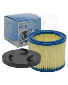 Filter cilinder Nilfisk met spanschijf, 302002405,  NF0120   