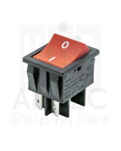 Schakelaar Numatic Rood  dubbelpolig, 220552, NUM0012