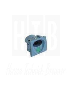 Elementhouder blauwgrijs inbouwpositie rechts verlicht, DIHR, RHIMA, 89304