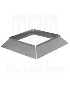 Aluminium stormkraag vierkant 150 x 150mm, 7216.0450