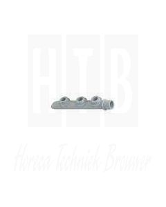 Wasarm inbouwpositie links L=155mm inbouw ø 15mm sproeiers 3, ELETTROBAR 106096