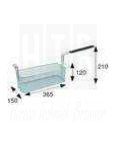 FRITUURMAND 365 X 150 X 120 MM HANDVATHOOGTE 210 MM, ANGELO PO 36A3491