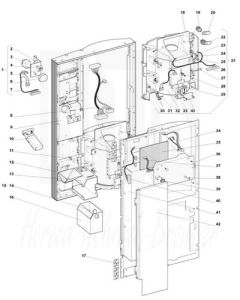 WITTENBORG cup station mounted, 31047700S